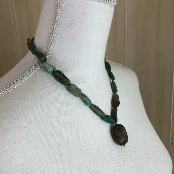 Barse Turquoise Chunky Necklace - Picture 5 of 5